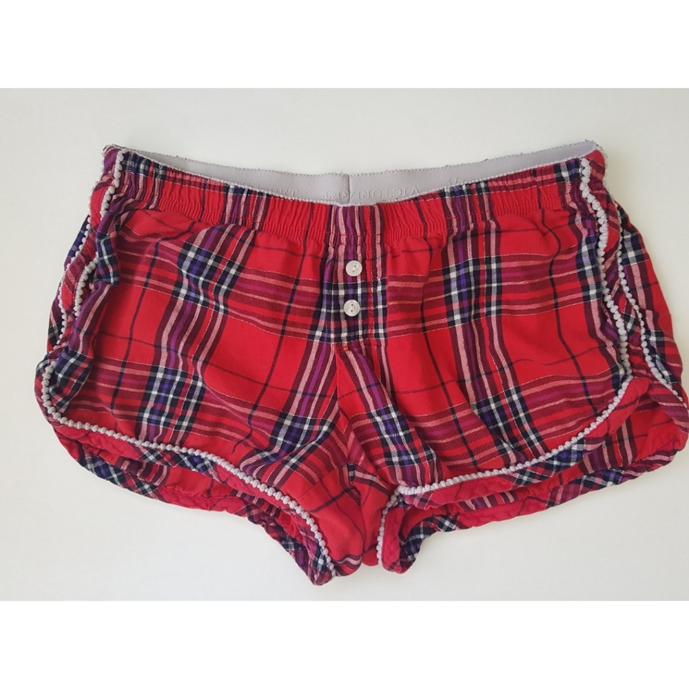 Victoria's Secret Plaid Sleep PJ Shorts